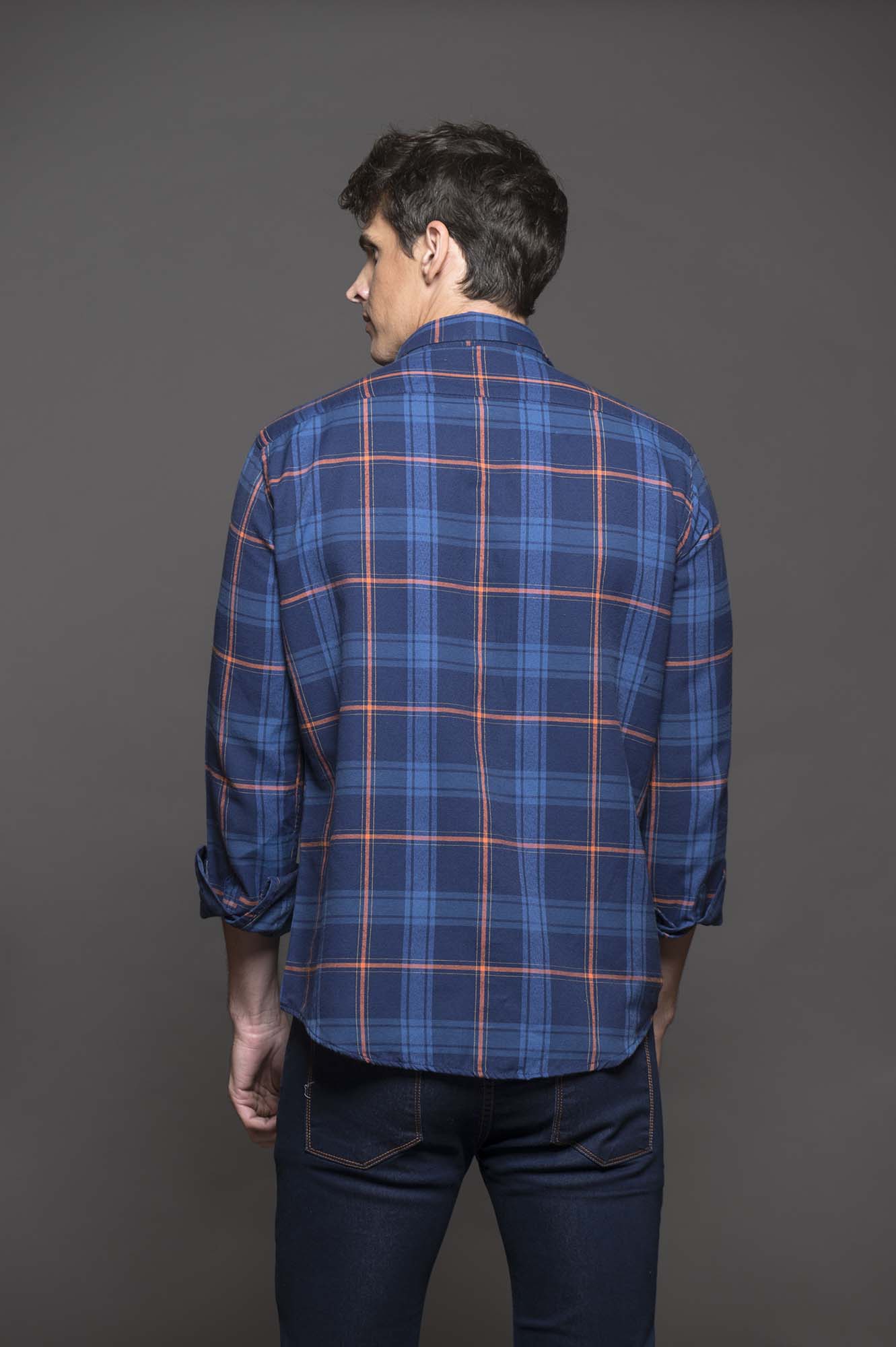 6605VIYMLAM - CAMISA KEVIN LEÑSP AZUL MARINO